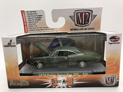 M2 Machines Detroit-Muscle 1970 Dodge Super Bee 383 R30 15-18 Green Details Like NO Other! Over 42 Parts M2 Machines Detroit-Muscle 1970 Dodge Super Bee 383 R30 15-18 Green Details Like NO Other! Over 42 Parts