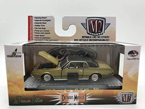 M2 Machines Detroit-Muscle 1968 Mercury Cougar XR-7G 390 R34 16-04 Beige/Black Details Like NO Other! Over 42 Parts 1 of 9800