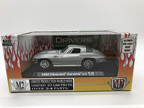 M2 Machines Auto-Drivers 1966 Chevrolet Corvette 427 R20 13-04 Silver Details Like NO Other! Over 24 Parts 1 of 5000 Worldwide M2 Machines Auto-Drivers 1966 Chevrolet Corvette 427 R20 13-04 Silver Details Like NO Other! Over 24 Parts 1 of 5000 Worldwide