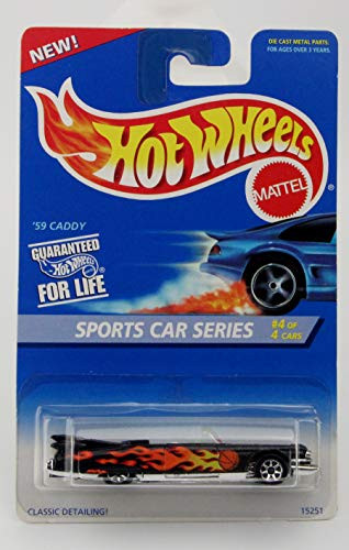Hot Wheels 59 Caddy 1996 Sports Car Series #4collector#407 1:64 Scale