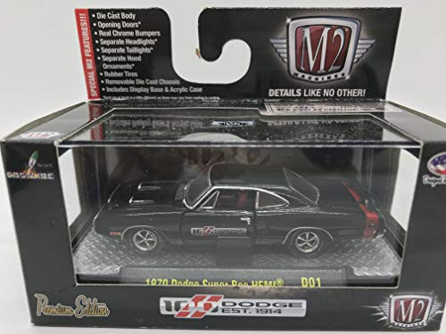 M2 Machines Dodge 100 Years Premium Edition 1970 Dodge Super Bee HEMI 1:64 Scale D01 14-28 Black Details Like NO Other! Over 42 Parts M2 Machines Dodge 100 Years Premium Edition 1970 Dodge Super Bee HEMI 1:64 Scale D01 14-28 Black Details Like NO Other! Over 42 Parts