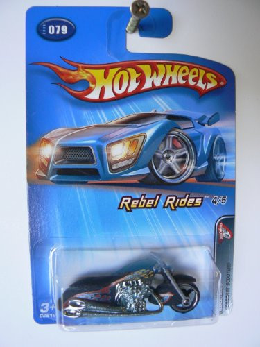 Hot Wheels Rebel Rides 4/5, Malaysia Base, 2005 079, Scorchin' Scooter