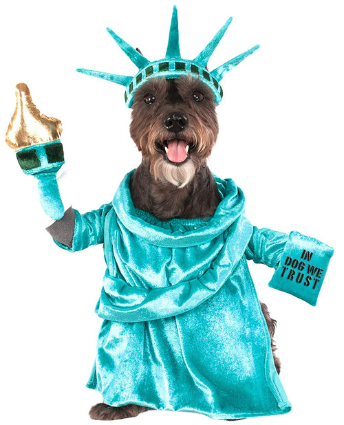 Statue of Liberty Pet Costume, X-Large