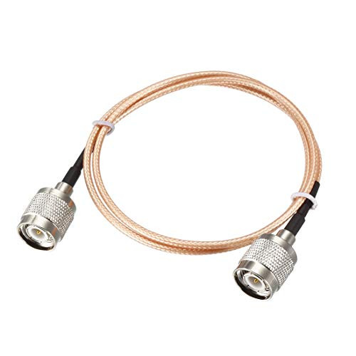 uxcell RG316 RF Coaxial Cable TNC Male to TNC Male Pigtail Cable 2-feet