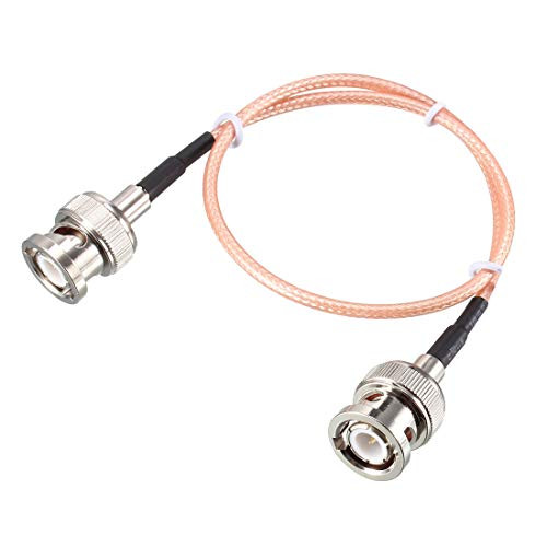 uxcell BNC Male to BNC Male Coax Cable RG316 Low Loss RF Coaxial Cable 50 ohm 2 ft