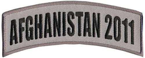 Hot Leathers Afghanistan 2011 Patch (Multicolor, 4" Width x 1" Height)
