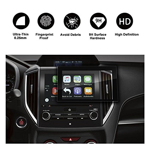 2018 Subaru Crosstrek Impreza Starlink Display Touch Screen Car Display Navigation Screen Protector, HD Clear Tempered Glass Car in-Dash Screen Protective Film (2018 Subaru Crosstrek Impreza 8In)