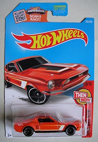 Hot Wheels, 2016 Then and Now, '68 Shelby GT500 [Orange] #105/250