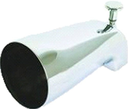 Plumber's Choice 23030 1/2-Inch Diverter Threaded Tub Spout, Chrome