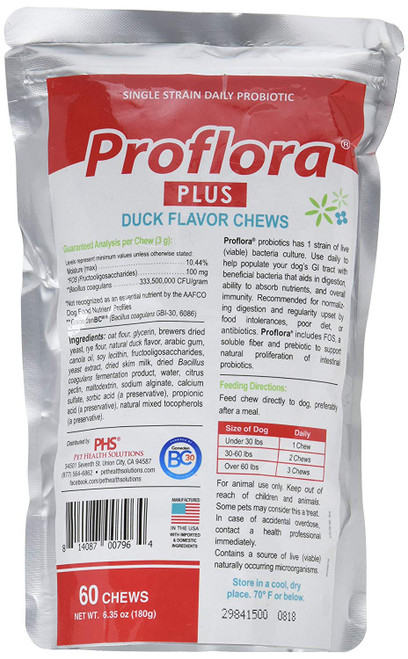 HealthyPets 60 Count Proflora Plus Probiotic Soft Chews