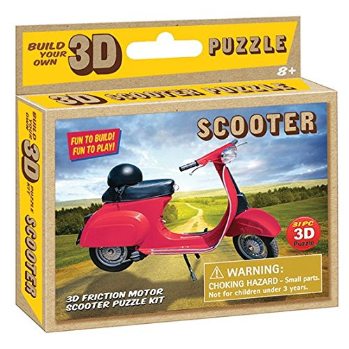 Westminster Build Your Own 3D Wind-Up Scooter Puzzle