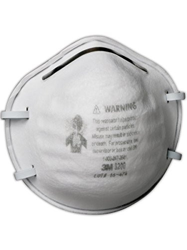 3M 50051131070238 8200 N95 Disposable Particulate Respirator, 20/Dispenser (Pack of 20)