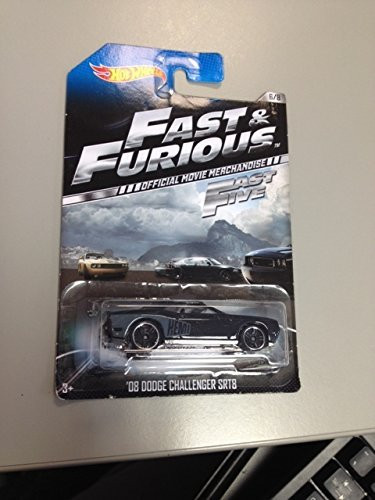Hot Wheels Fast & Furious Official Movie Merchandise Fast 5 '08 Dodge Challenger SRT8 6/8