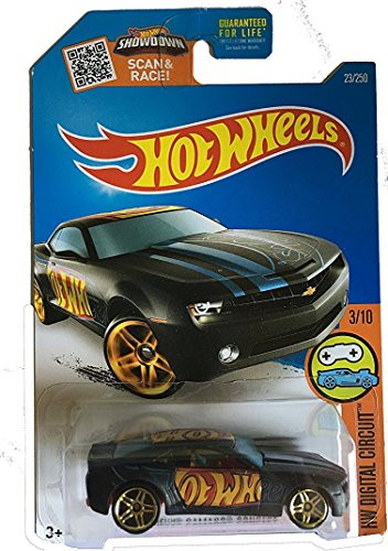 Hot Wheels, 2016 HW Digital Circuit, Chevy Camaro Concept [Black] 23/250