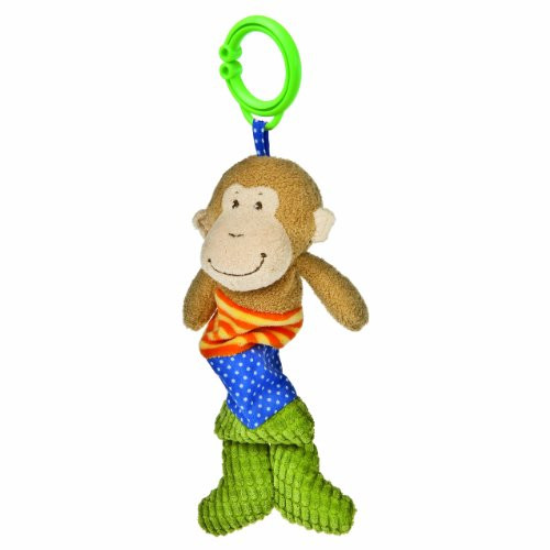 Mary Meyer Wiggler 10" Toy, Mango Monkey