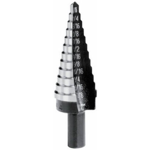 Irwin Tools Unibit #1 1/8-Inch to 1/2-Inch Step-Drill Bit, 1/4-Inch Shank (10231) Irwin Tools Unibit #1 1/8-Inch to 1/2-Inch Step-Drill Bit, 1/4-Inch Shank (10231)