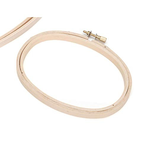 Darice Bulk Buy DIY Wooden Embroidery Hoops Oval 3 x 5 inches (6-Pack) 39838