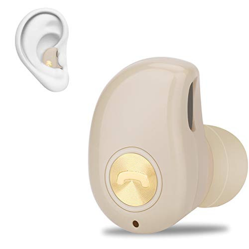 Mini Invisible Bluetooth Earbud,V4.1 Stereo Wireless Bluetooth Earphone with Built-in Mic,Sports Noise Cancelling in-Ear Headphone for iPhone Samsung and Other Android Phones (Gold) Mini Invisible Bluetooth Earbud,V4.1 Stereo Wireless Bluetooth Earphone with Built-in Mic,Sports Noise Cancelling in-Ear Headphone for iPhone Samsung and Other Android Phones (Gold)