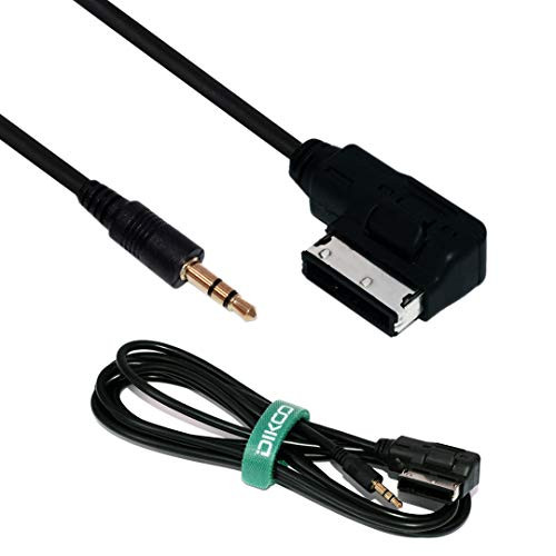 AMI MDI MMI to 3.5mm Audio AUX Cable Adapter Connect Phones MP3 MP4 iPod iPhone to Audi A4 A5 S5 A6L A8 Q7 / Jetta GTI Jetta Passat Cc Tiguan Touareg EOS ect (2M)