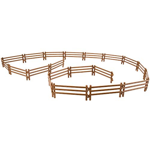 TOYMANY 20PCS Horse Corral Fencing Accessories Playset, Plastic Fence Toys for Farm Barn Paddock Horse Stable or Farm Animals Horses Figurines, Eductaional Gift Cake Toppers for Kids Toddlers TOYMANY 20PCS Horse Corral Fencing Accessories Playset, Plastic Fence Toys for Farm Barn Paddock Horse Stable or Farm Animals Horses Figurines, Eductaional Gift Cake Toppers for Kids Toddlers