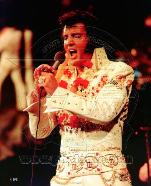 Elvis Presley - Official 8x10 Glossy Photo (wearing rhinestone jacket)