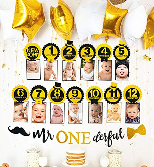 JeVenis Set of 2 Glitter Mr Onederful First Birthday decorations Black and Gold 1st Birthday Banner Mr Onederful Photo Banner ONEderful Banner ONEderful First Birthday Decorations JeVenis Set of 2 Glitter Mr Onederful First Birthday decorations Black and Gold 1st Birthday Banner Mr Onederful Photo Banner ONEderful Banner ONEderful First Birthday Decorations