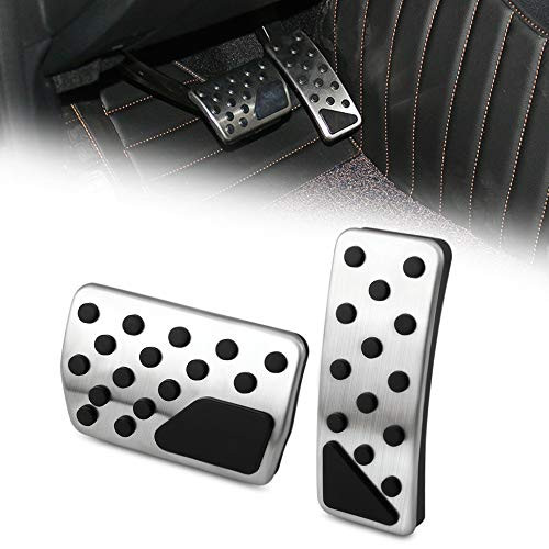 AndyGo Gas Brake Pedal Cover Set Fit Jeep Grand Cherokee Dodge Durango 2011 2012 2013 2014 2015 2016 2017 2018 Accessories