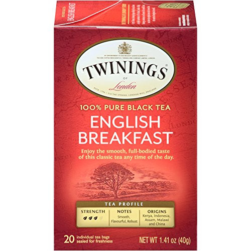 Twinings of London English Breakfast Tea, 20 Count (Pack of 6) Twinings of London English Breakfast Tea, 20 Count (Pack of 6)