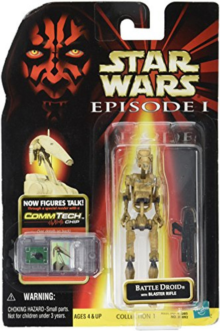 Star Wars Episode 1 Figure Battle Droid Dirty Comm-Tech