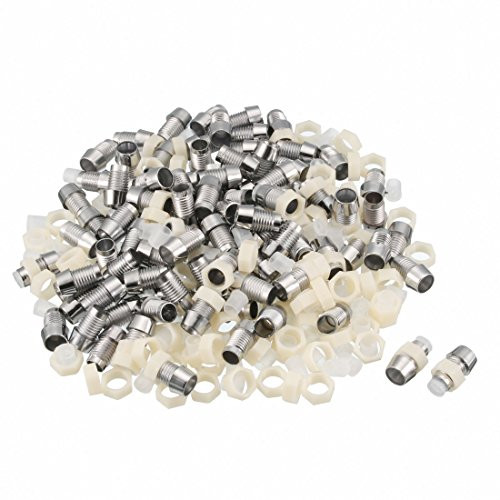 uxcell 150pcs 5mm Dia LED Lamp Holder Light Bulb Socket Plastic Chrome Plated for Light-emitting Diode Lighting