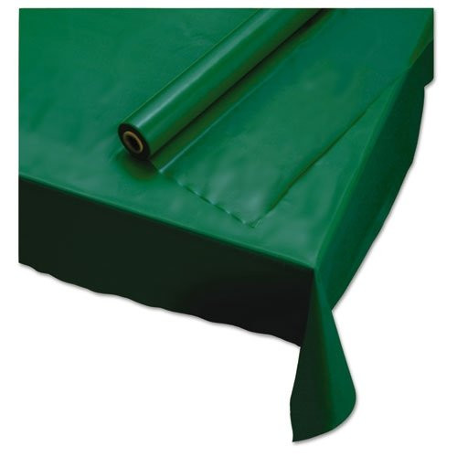 Hoffmaster 113005 Plastic Tablecover Roll, 100' Length x 40' Width, Hunter Green