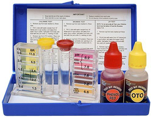 Blue Devil B7228 3-Way OTO Test Kit - Chlorine/Bromine & pH