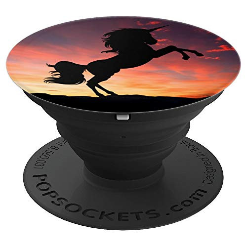Unicorn Mystical Creature Sunset Magic - PopSockets Grip and Stand for Phones and Tablets