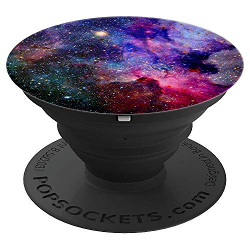 Purple Red Galaxy Space Nebula - PopSockets Grip and Stand for Phones and Tablets