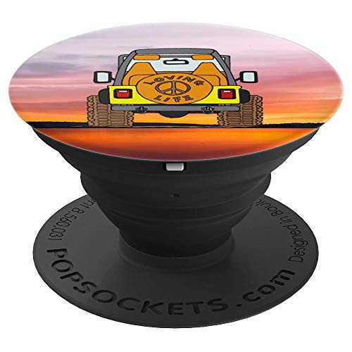 off road Sunset LOVING LIFE - PopSockets Grip and Stand for Phones and Tablets