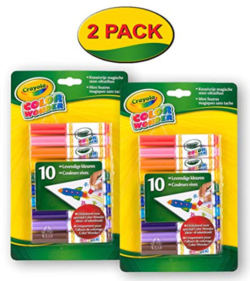 Crayola Color Wonder Markers, 10 Count (2-pack) Crayola Color Wonder Markers, 10 Count (2-pack)