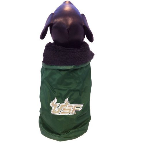 NCAA South Florida Bulls All Weather Resistant Protective Dog Outerwear, X-Large