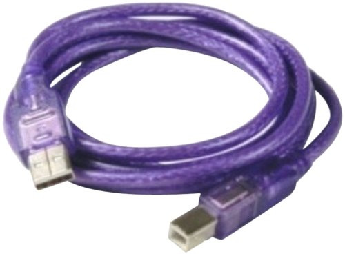 Micro Connectors, Inc. 6 feet USB 2.0 Type A to B Cable - Grape color (E07-121GRP)