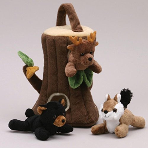 Unipak Tree Finger Puppet Play House 8"