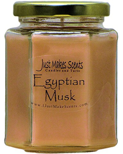 Just Makes Scents Egyptian Musk Scented Blended Soy Candles (8 oz) 