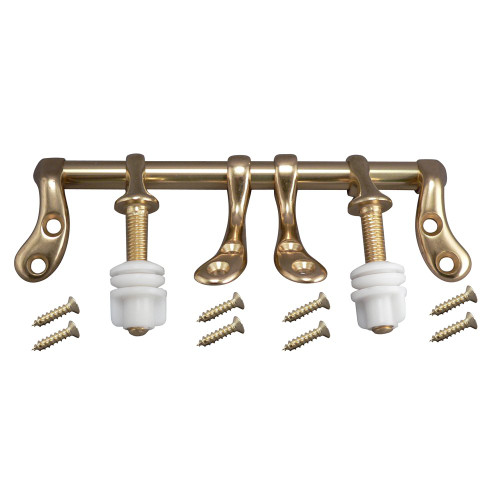 Plumb Pak PP837-36L Toilet Seat Hinge, Polished Brass