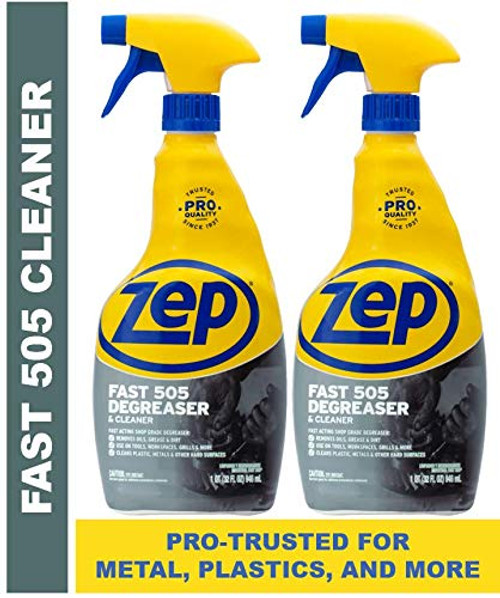 Zep Fast 505 Cleaner & Degreaser for Grills, Metal, Plastics and more 32 ounces (Pack of 2) Zep Fast 505 Cleaner & Degreaser for Grills, Metal, Plastics and more 32 ounces (Pack of 2)