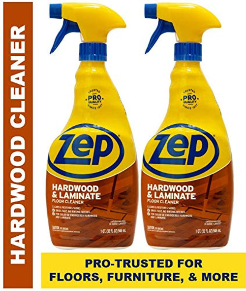 Zep Hardwood & Laminate Floor Cleaner 32 Ounce ECZUHLF322 (Pack of 2)