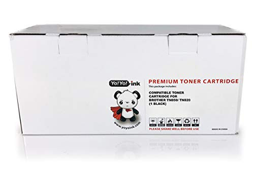 YoYoInk Compatible Toner Cartridge Replacement for Brother TN850 TN820 High Yield (1-Pack Black) YoYoInk Compatible Toner Cartridge Replacement for Brother TN850 TN820 High Yield (1-Pack Black)