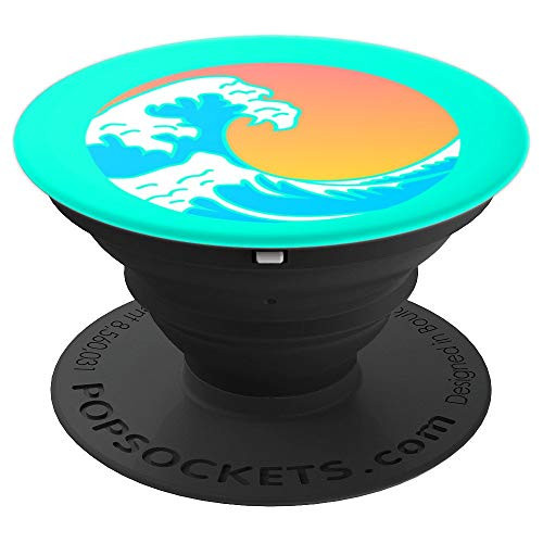 Ocean Wave Sunset Simple Summer Gift - PopSockets Grip and Stand for Phones and Tablets