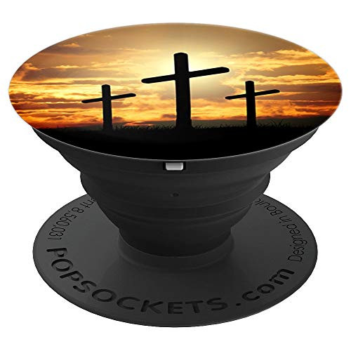 Christian Faith Jesus Cross Crucifix Sunset Christian Gift - PopSockets Grip and Stand for Phones and Tablets Christian Faith Jesus Cross Crucifix Sunset Christian Gift - PopSockets Grip and Stand for Phones and Tablets