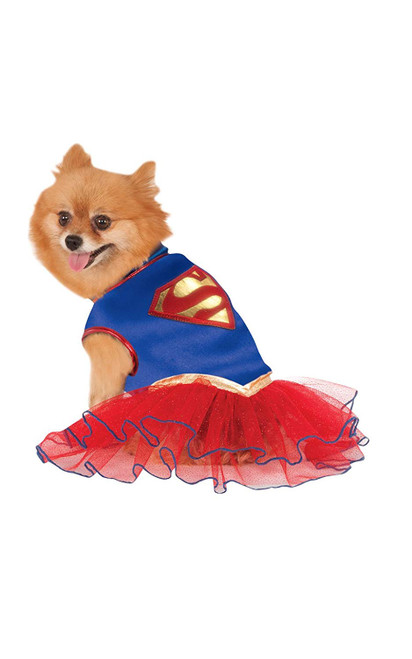 Rubies Costume Company DC Comics Super Girl Pet Tutu Dress Rubies Costume Company DC Comics Super Girl Pet Tutu Dress