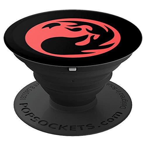 Mana Symbols Gathering Magic - Red Mana Symbol Magic TCG PopSockets Grip and Stand for Phones and Tablets