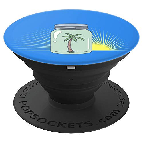 Sunset Palm Tree - PopSockets Grip and Stand for Phones and Tablets