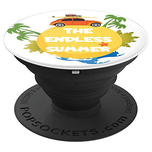 Vintage The Endless Summer Surfboards Sunset Surfing Gifts - PopSockets Grip and Stand for Phones and Tablets